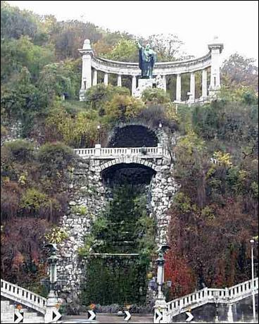 Waterfall on Gellert Hill