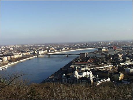 View of the Hotel gellert from Gellert Hill II.