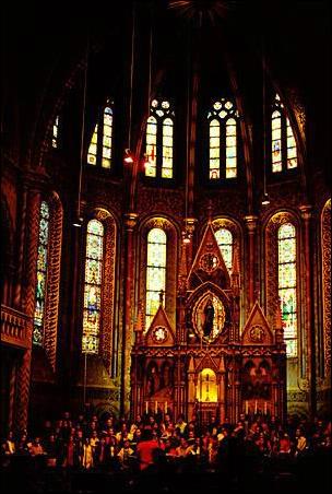 Interior of Matthias Church II.